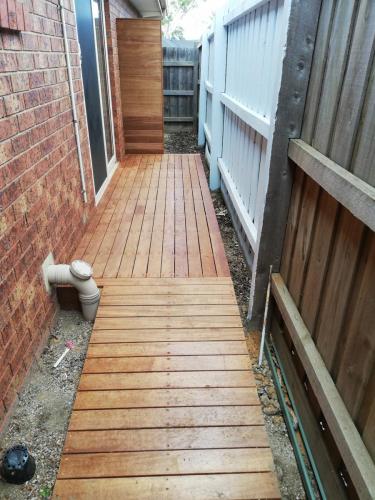 Deck and ramp off Master bedroom Berwick