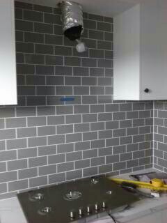 Tile splash back and install exhaust fan Clyde North