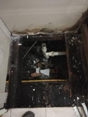 No support under shower base customer fell through