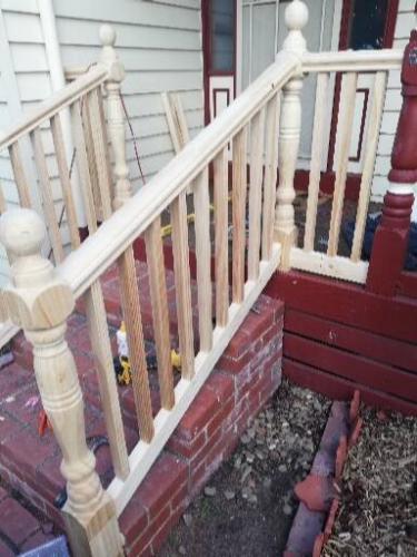 Custom Newel Post and railing Narre Warren South